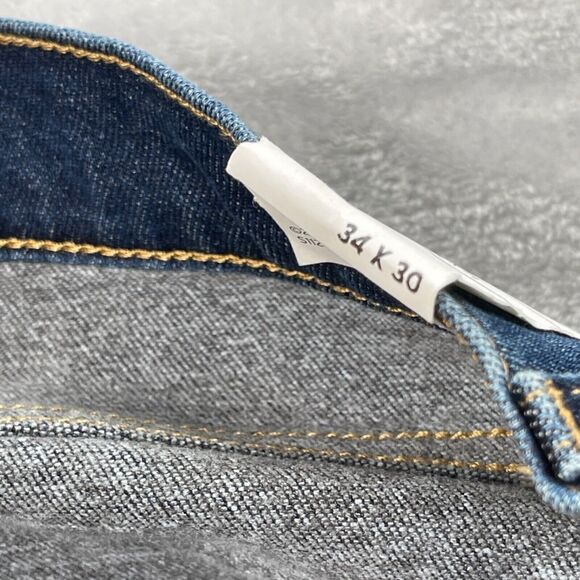 Levi's Jeans Womens 34x30 Baggy Dad Warm Tech Wool Blend Straight Leg Loose Fit - Picture 16 of 16